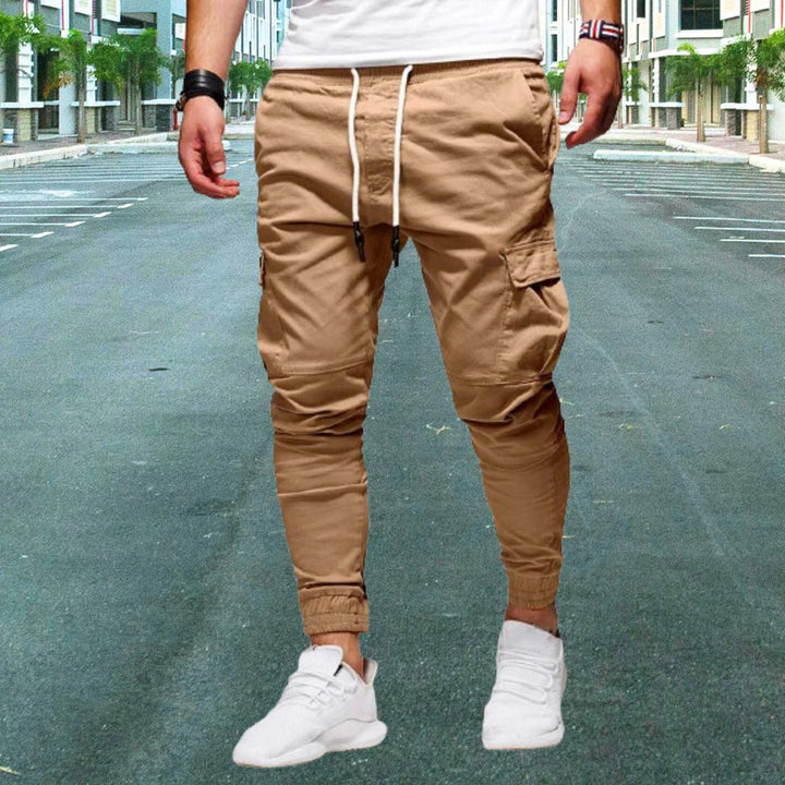 Lorenzo™ - Lässige Hose Mit Aufgesetzten Taschen Khaki / M