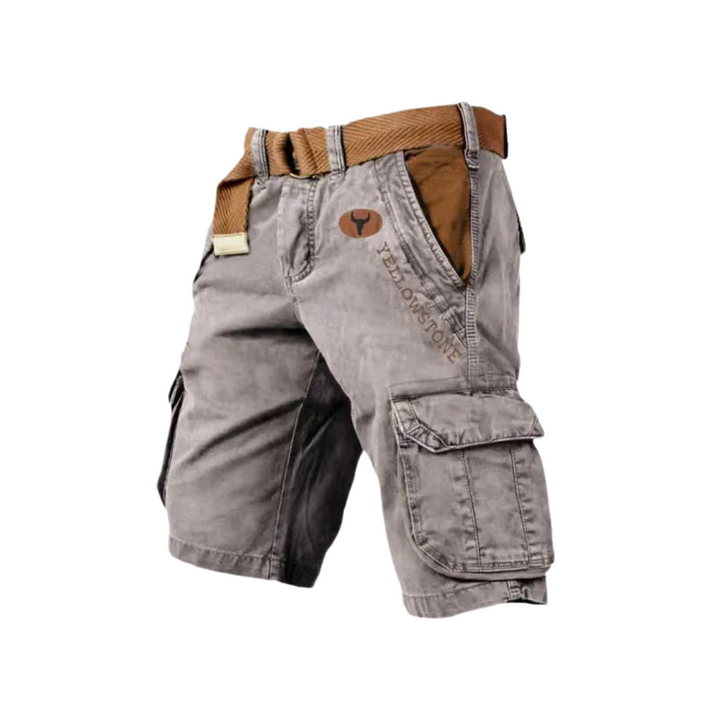 Filip™ - Herren-Shorts Mit Taschen Grau / S