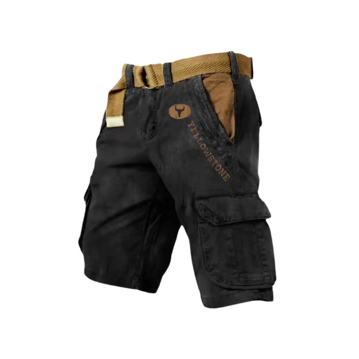 Filip™ - Herren-Shorts Mit Taschen Schwarz / S