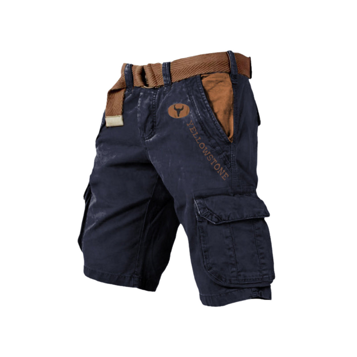 Filip™ - Herren-Shorts Mit Taschen Marineblau / S