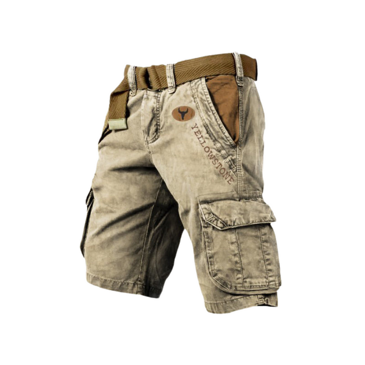 Filip™ - Herren-Shorts Mit Taschen Khaki / S