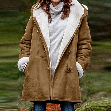 Valeria™ - Sherpa-Vinterjakke Braun / S