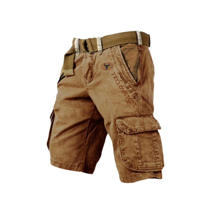 Filip™ - Herren-Shorts Mit Taschen Braun / S