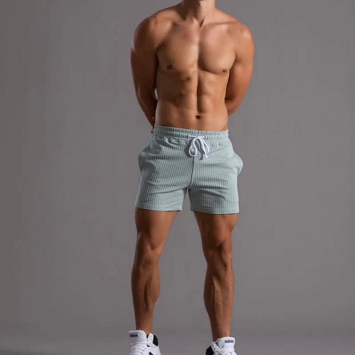 Aiden™ - Sportkläder Sweatshorts Hellgrau / S