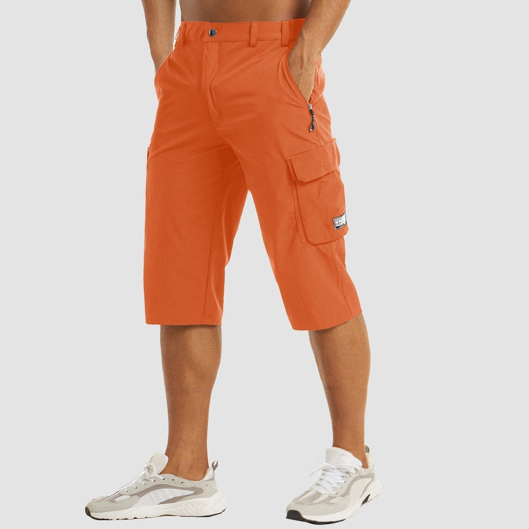 Nils™ - Capri Lässig Mehrtaschen Orange / M