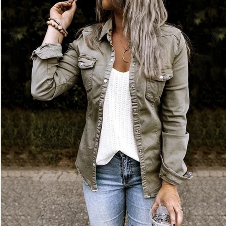 Jasmin™ - Denim Jacket Grau / S