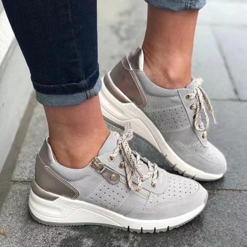 Elina Sneakers™ - Ultimative Komfortschuhe Hellgrau / 36