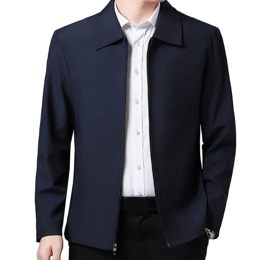 Evan™ - Elegante Herrenjacke Dunkelblau / M