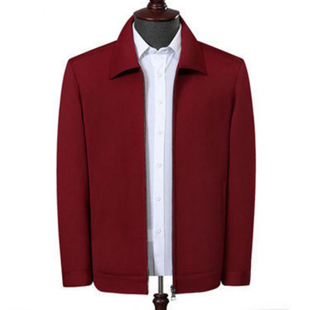 Evan™ - Elegante Herrenjacke Weinrot / M