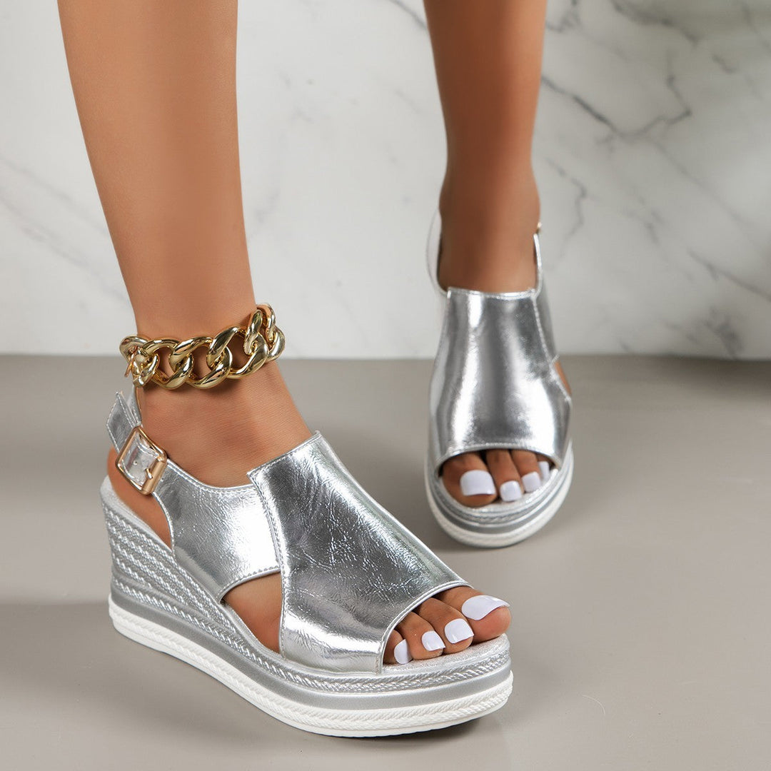 Simone™ - Orthopädische Sandalen Silber / 36 Fashion