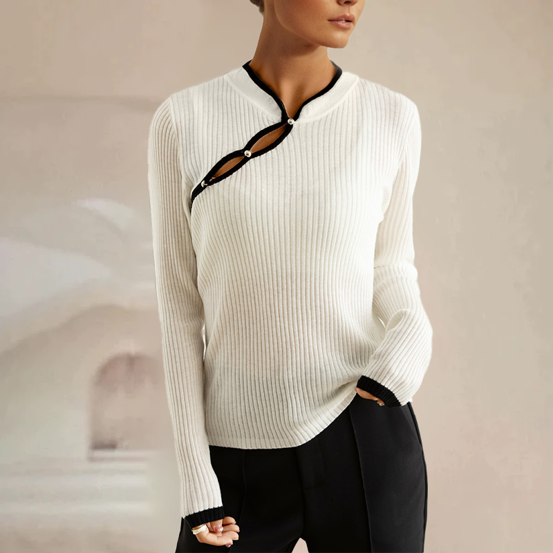 Ava™ - Trésor De Perle Pullover Aus Peruanischer Wolle New Arrivals