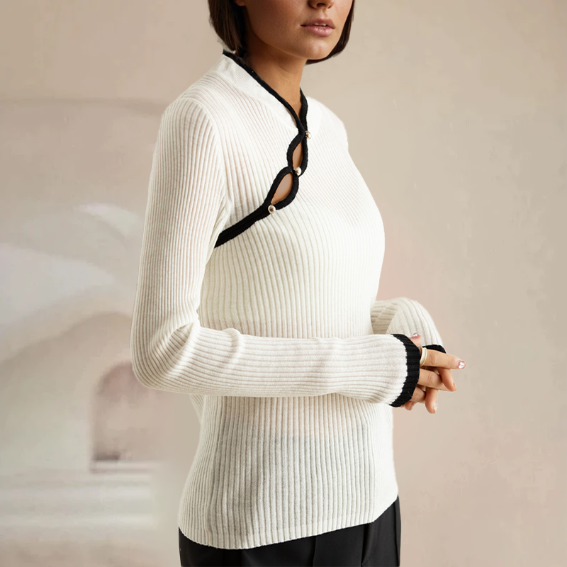 Ava™ - Trésor De Perle Pullover Aus Peruanischer Wolle New Arrivals