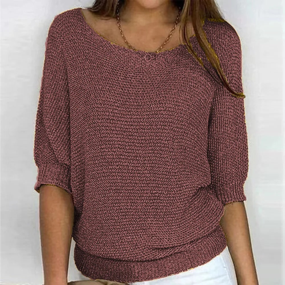 Yvette™ - Elegante Pullover Braun / S