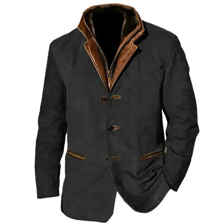 Lucas™ - Vintage-Herbstjacke Für Männer Schwarz / S Coats