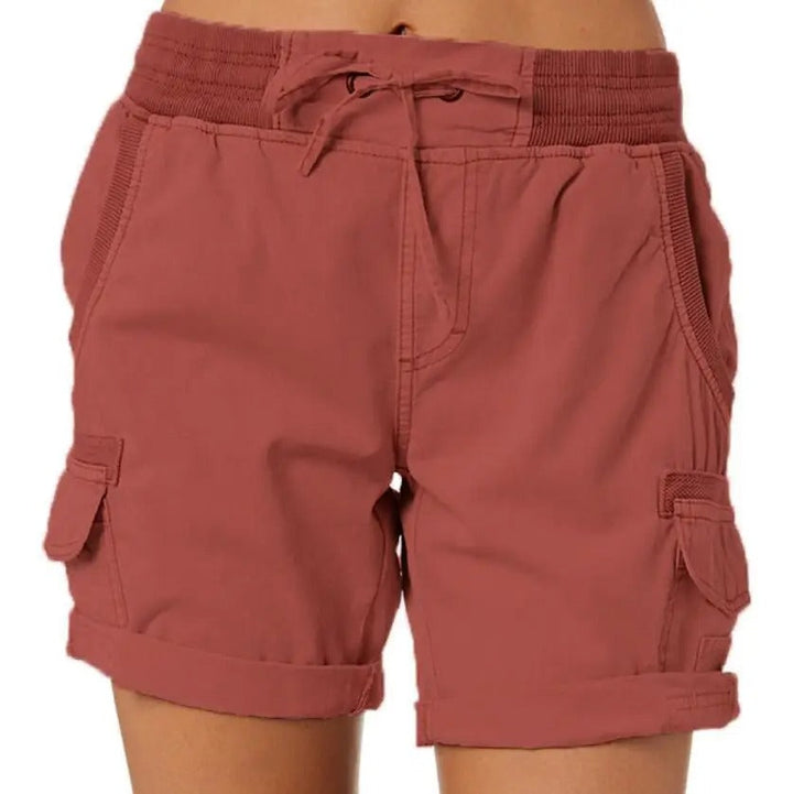 Addison™ - Legere Shorts Mit Hoher Taille Für Damen Braun / S