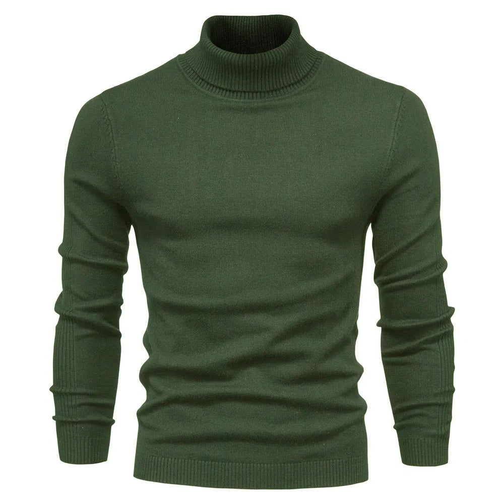 Carlo™ - Pullover Mit Rollkragen Grün / S New Arrivals