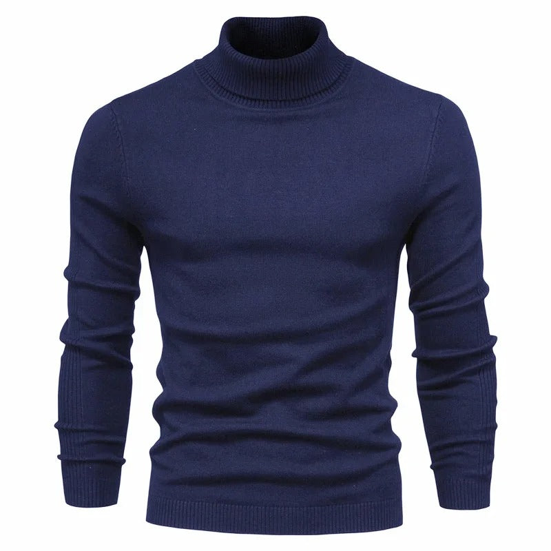 Carlo™ - Pullover Mit Rollkragen Marineblau / S New Arrivals