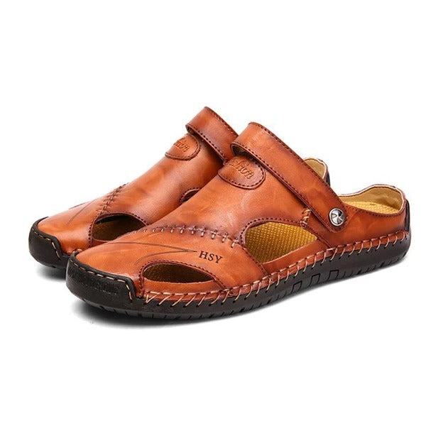 Morgan™ - Outdoor - Sandalen Aus Weichem Leder Rötlich - Braun / 38