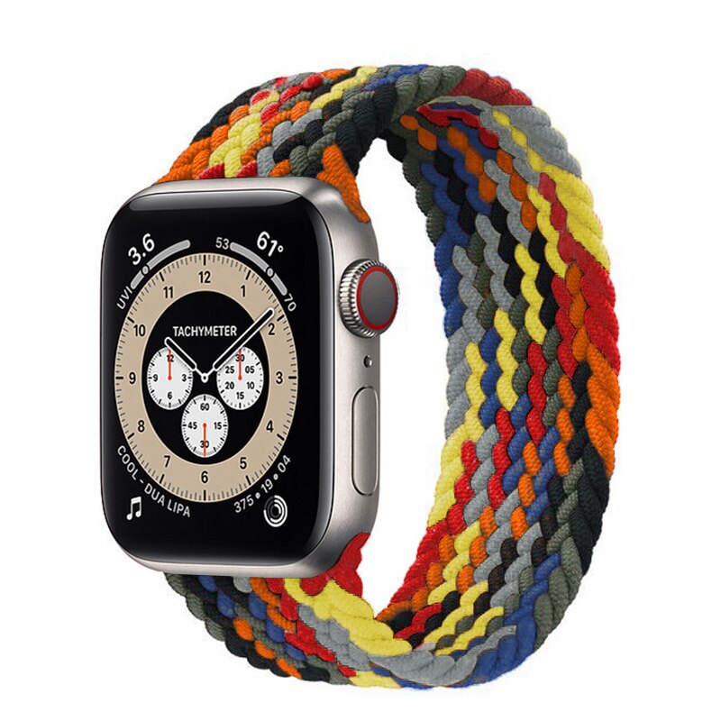 Fashionloop Von Sorenty - Verschönern Sie Ihre Apple-Uhr Bunter Mix / Xs 38Mm/40Mm