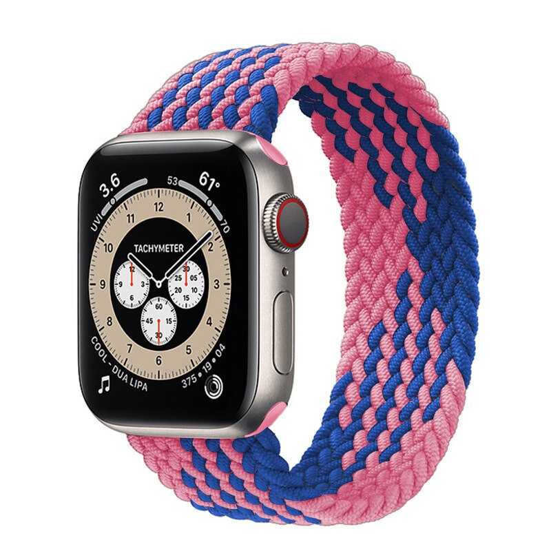 Fashionloop Von Sorenty - Verschönern Sie Ihre Apple-Uhr Buntes Blau / Xs 38Mm/40Mm