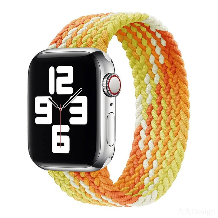 Fashionloop Von Sorenty - Verschönern Sie Ihre Apple-Uhr Buntes Gelb / Xs 38Mm/40Mm