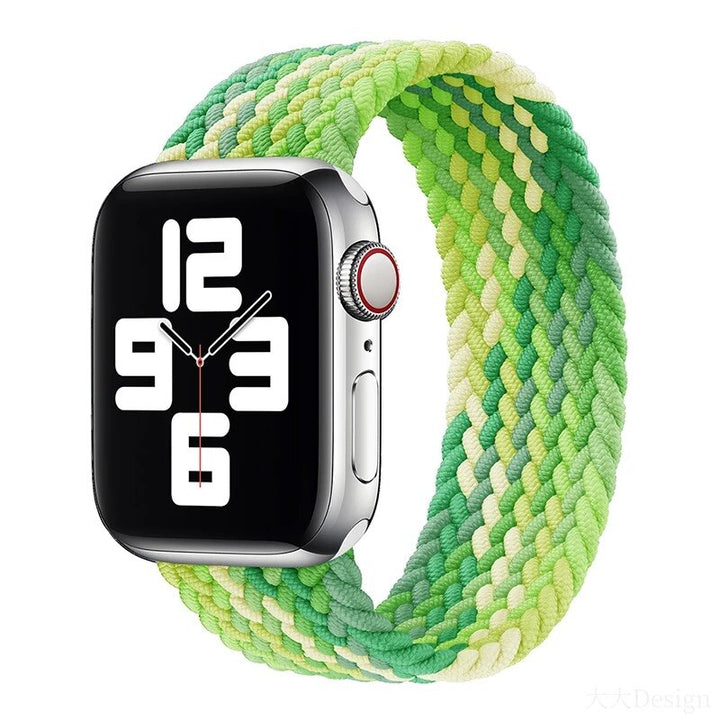 Fashionloop Von Sorenty - Verschönern Sie Ihre Apple-Uhr Buntes Grün / Xs 38Mm/40Mm