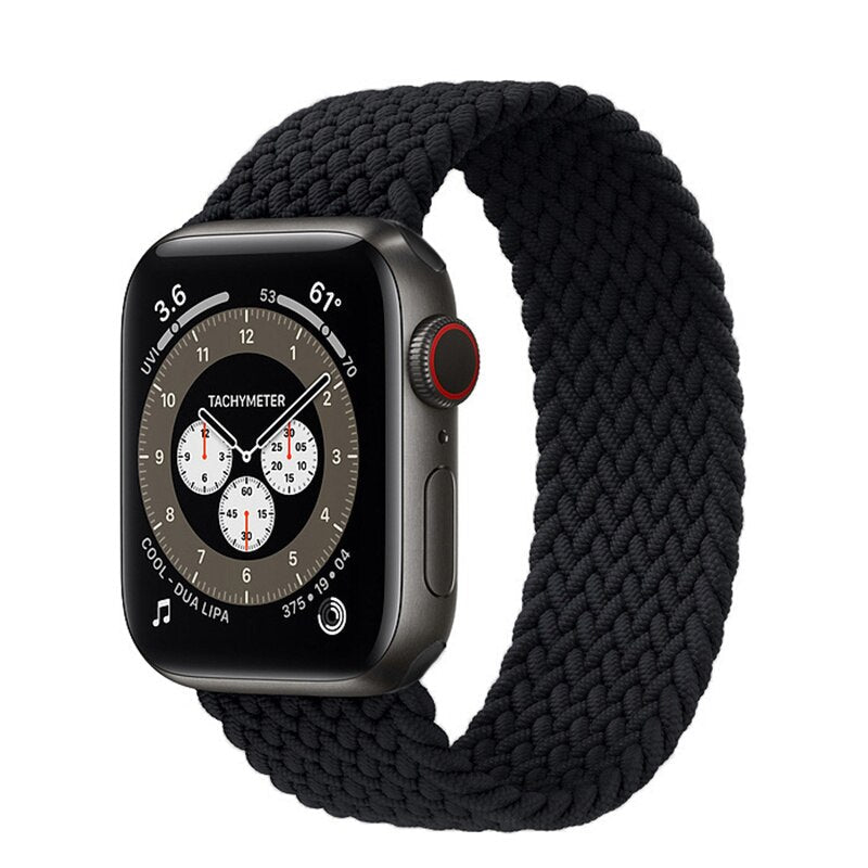 Fashionloop Von Sorenty - Verschönern Sie Ihre Apple-Uhr Schwarz / Xs 38Mm/40Mm